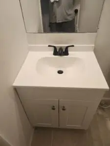 Bathroom Vanity and Plumbing Installation in Sicklerville